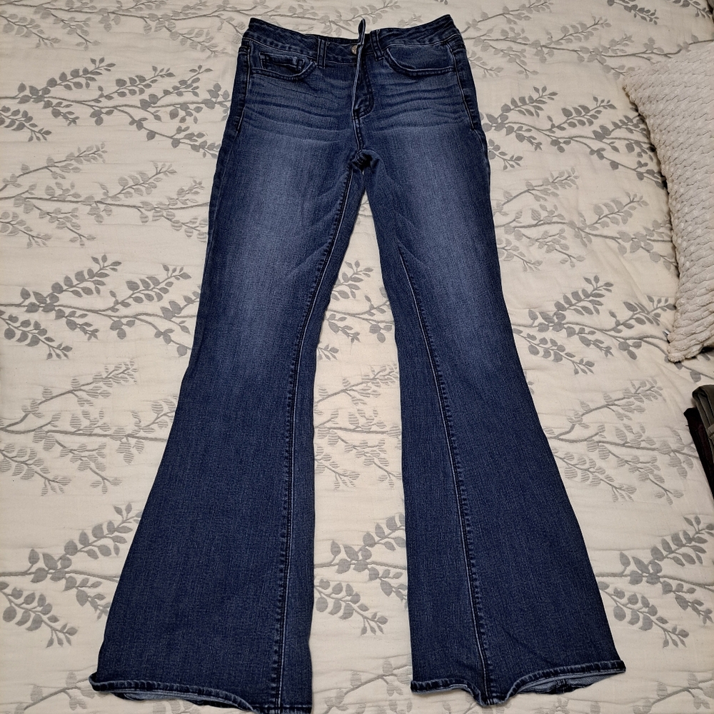 American Eagle Hi Waist Artist Flare Jeans
